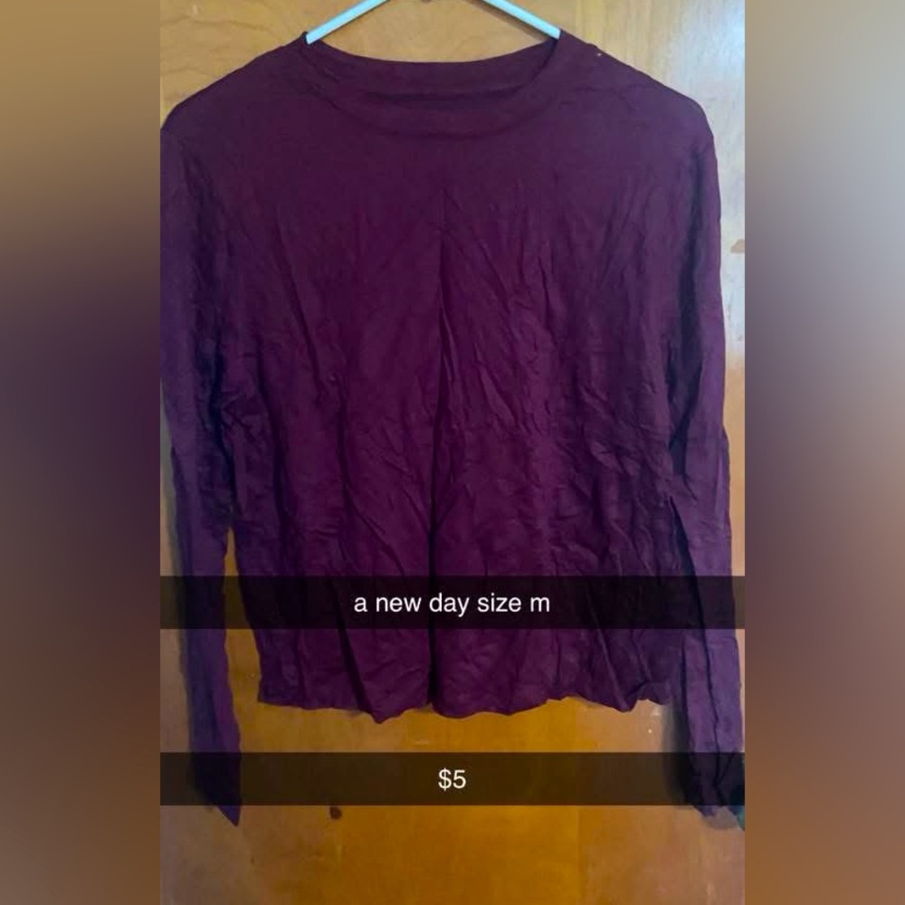 A New Day Women's Burgundy Top